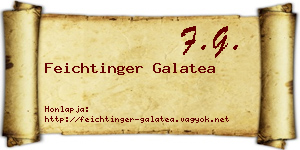 Feichtinger Galatea névjegykártya
